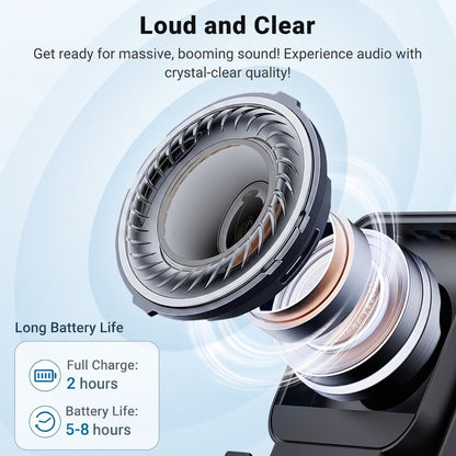 Flexivous AuraDock™ - 5-in-1 Foldable Bluetooth Speaker & Phone Stand