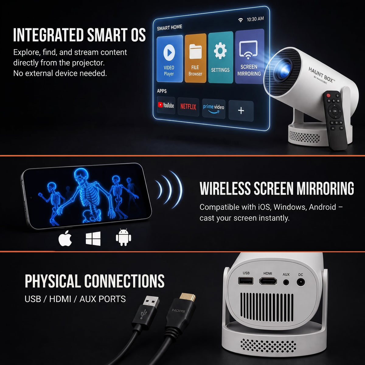 HauntBox™ - Halloween Window Projector